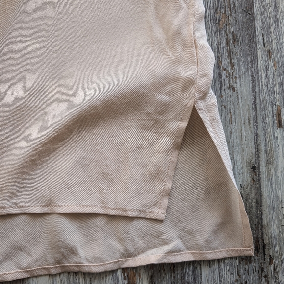Equipment Femme 100% Silk Tunic Otis Tank Nude Women's Large - Picture 4 of 6